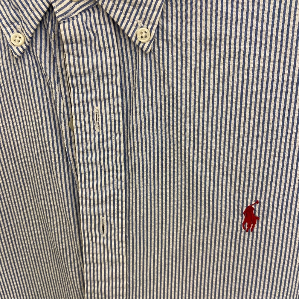 Polo short sleeve button down